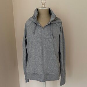Gray Zip-Up Hoodie